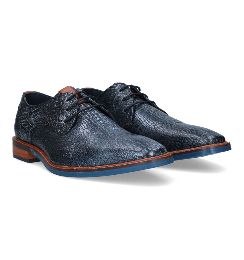 Via Borgo Chaussures classiques en Gris foncé pour hommes (319706)