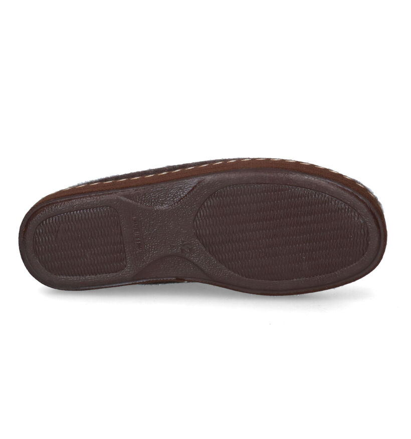 Hush Puppies Deux Pantoufles en Brun pour hommes (330018)