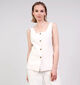 Desires Opal Waistcoat Ecru Mouwloze Vest voor dames (370633)