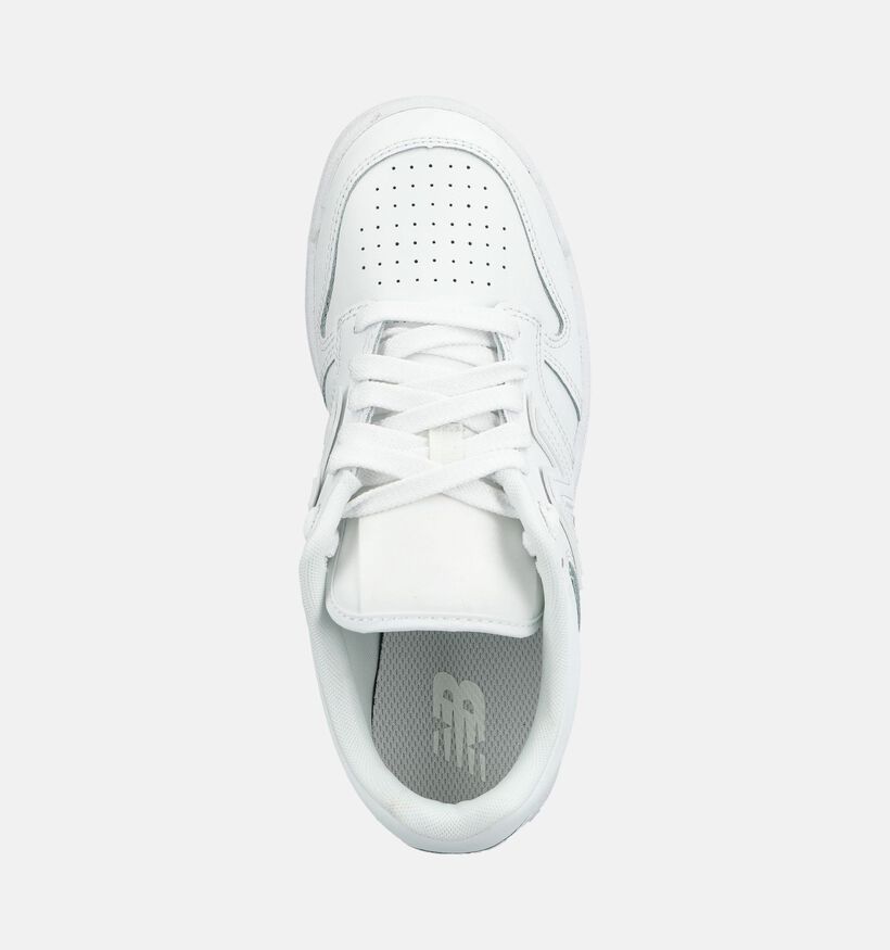 New Balance GSB 480 Baskets basses en Blanc pour filles, gar&ccedil;ons (377313) - pour semelles orthop&eacute;diques