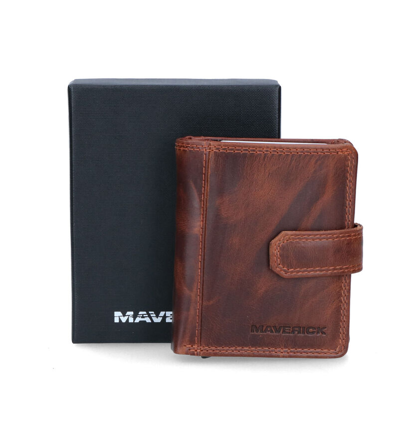 Maverick Bruine Kaartenhouder voor heren (358817)
