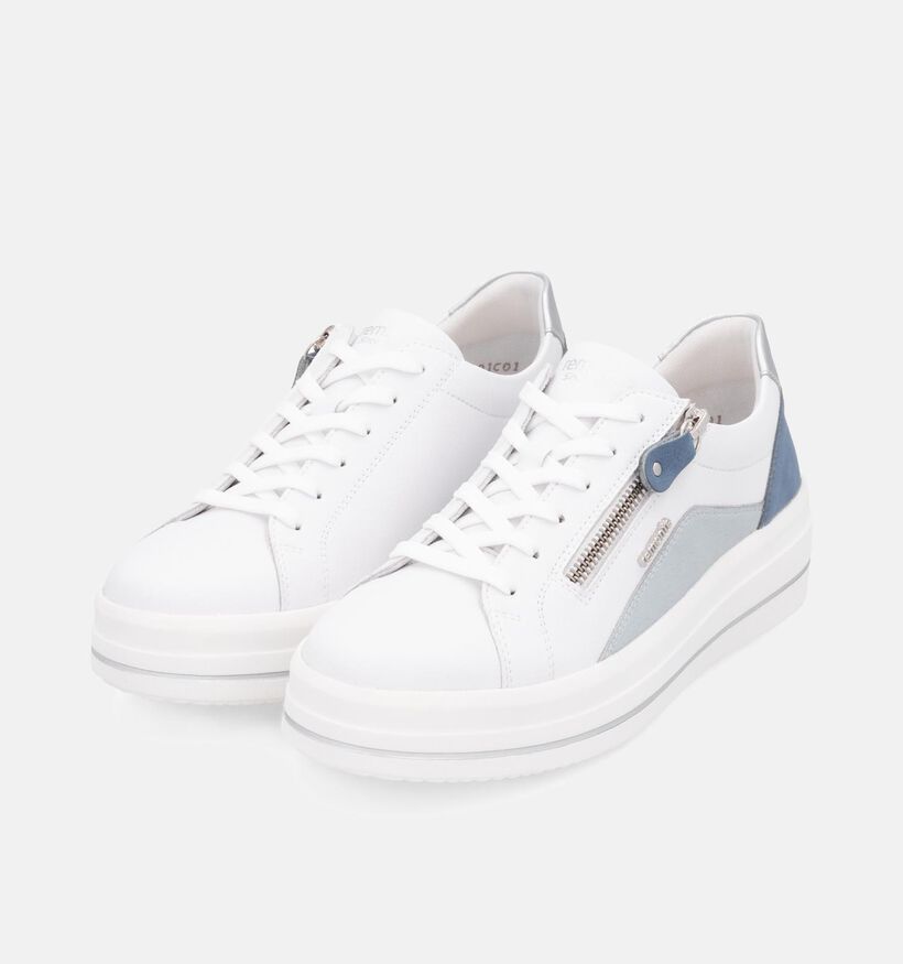 Remonte Baskets casual en Blanc pour femmes (351213) - pour semelles orthopédiques
