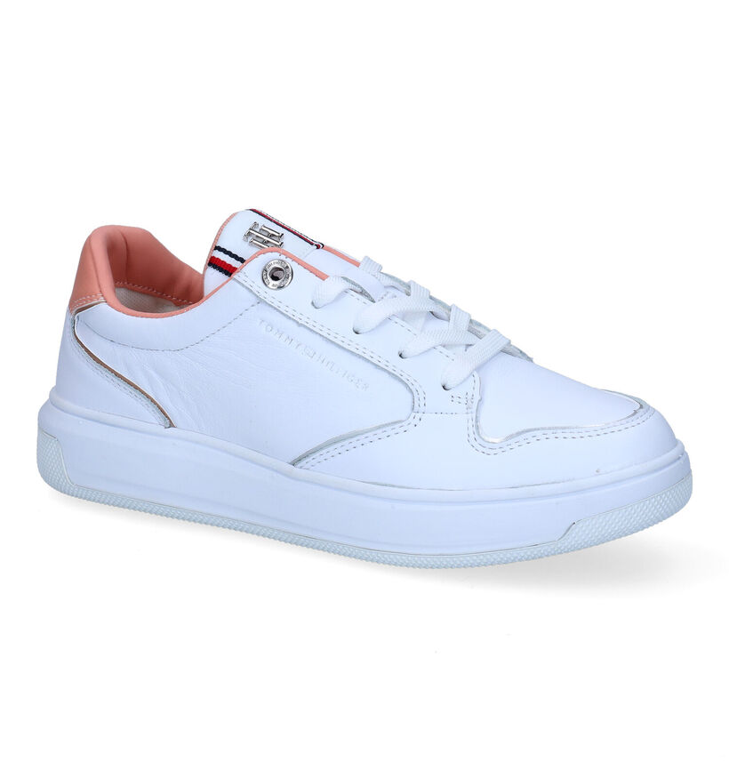 Tommy Hilfiger Elevated Cupsole Witte Sneakers voor dames (300628)