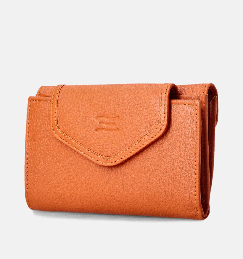 Crinkles Oranje Overslagportemonnee voor dames (358512)