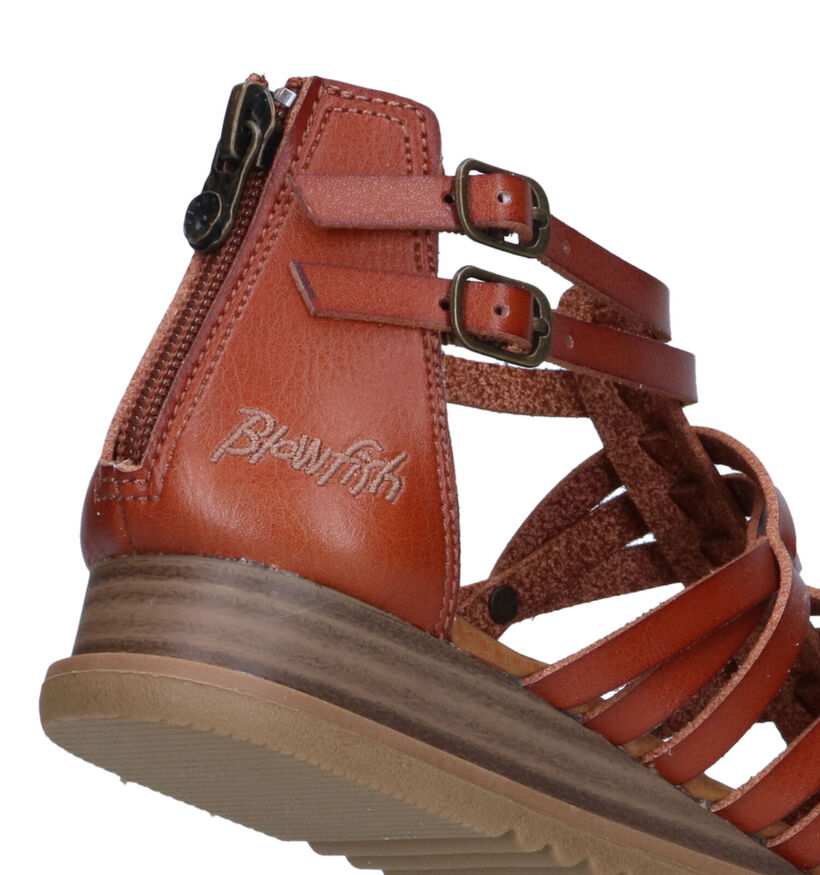 Blowfish Malibu Bloomy Cognac Sandalen voor dames (322142)