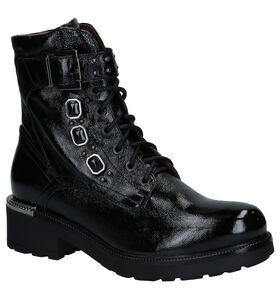 NeroGiardini Boots à lacets en Noir en verni (284016)