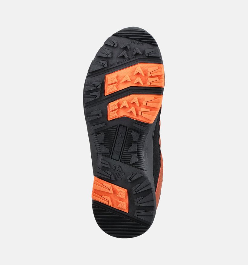 Icepeak Aura Lc Ms Chaussures de randonn&eacute;e en Noir/Orange pour femmes (378576) - pour semelles orthop&eacute;diques