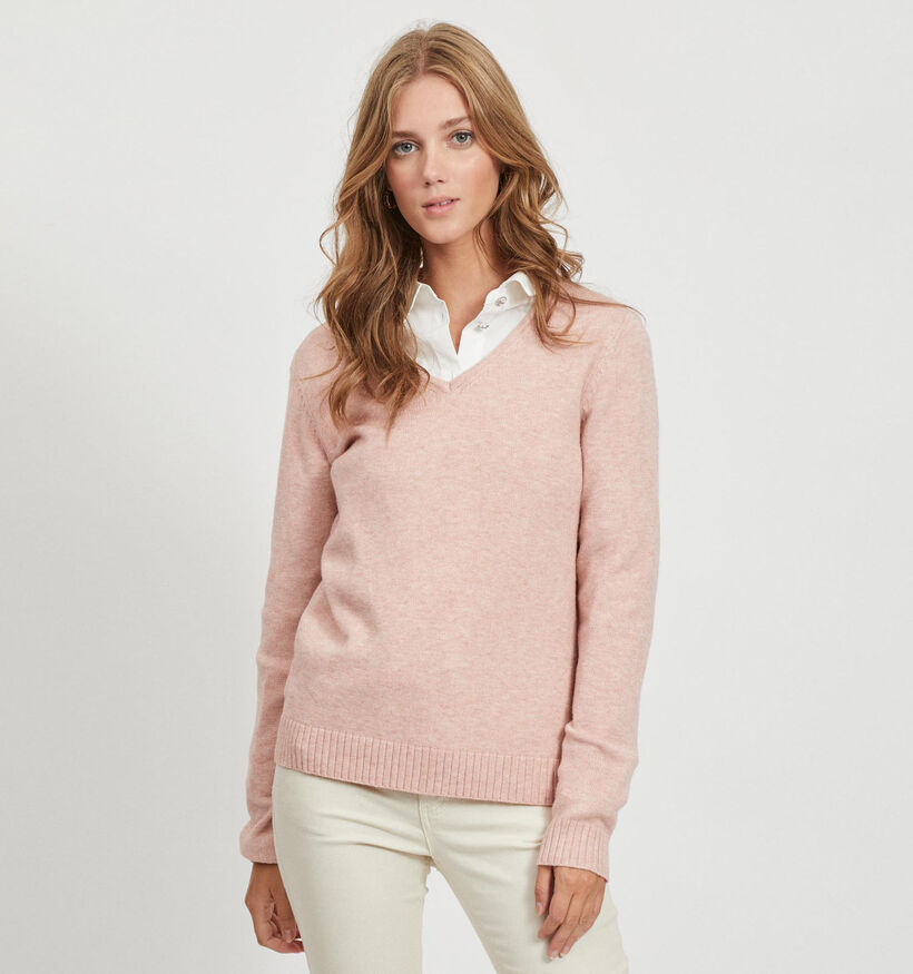 Vila Ril Groene Gebreide trui voor dames (328846)