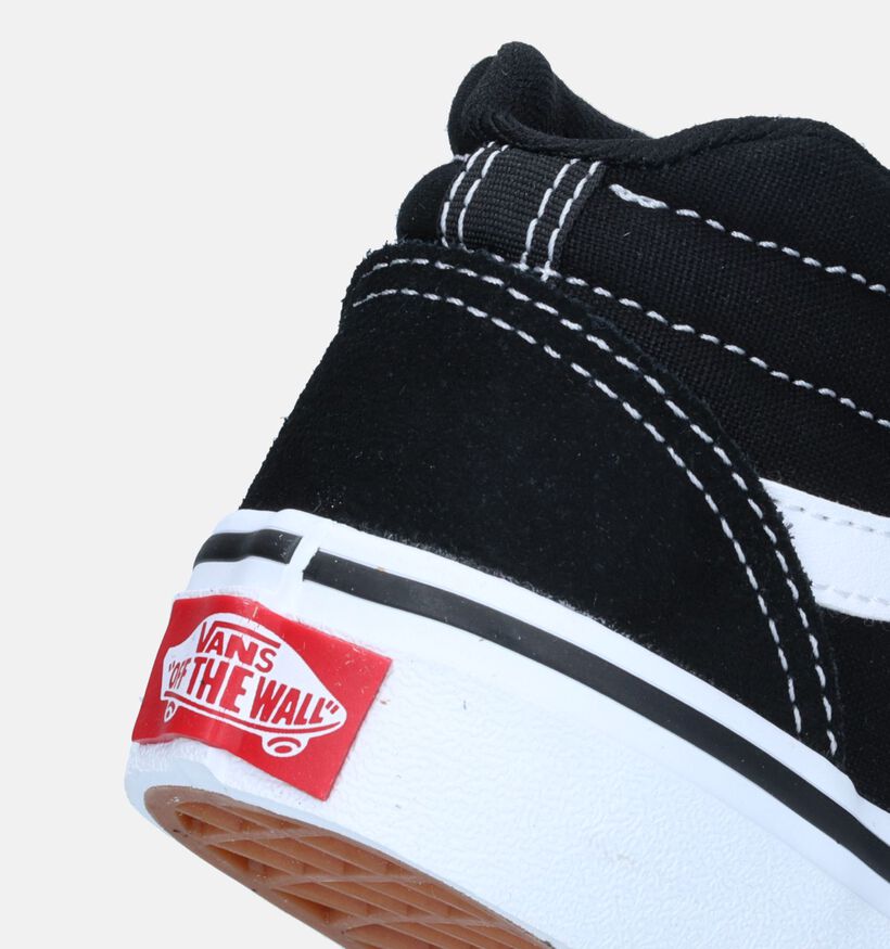 Vans Ward Mid V Zwarte Skate sneakers voor jongens, meisjes (327928)