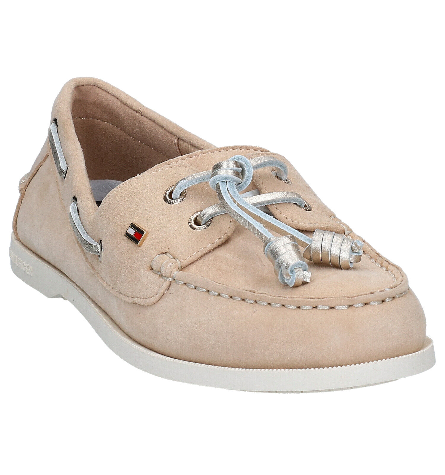 Tommy Hilfiger Classic Chaussures bateau en Beige Femmes Chaussures plates en ligne sur TORFS.BE