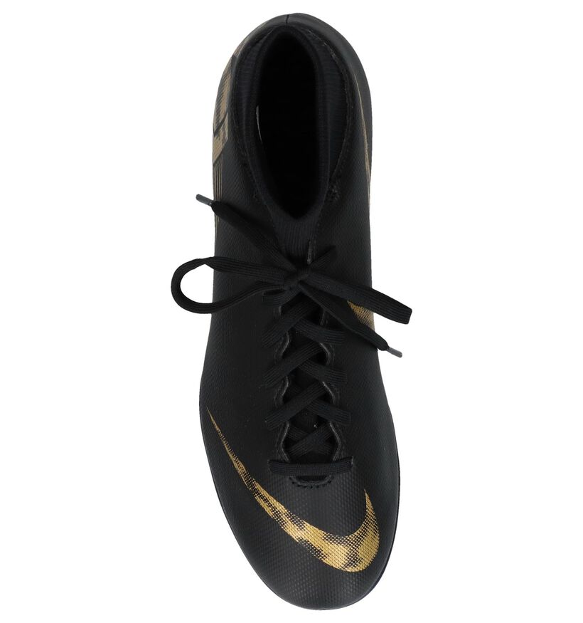 Zwarte Voetbalschoenen Nike Superfly 6 Club in kunstleer (239445)