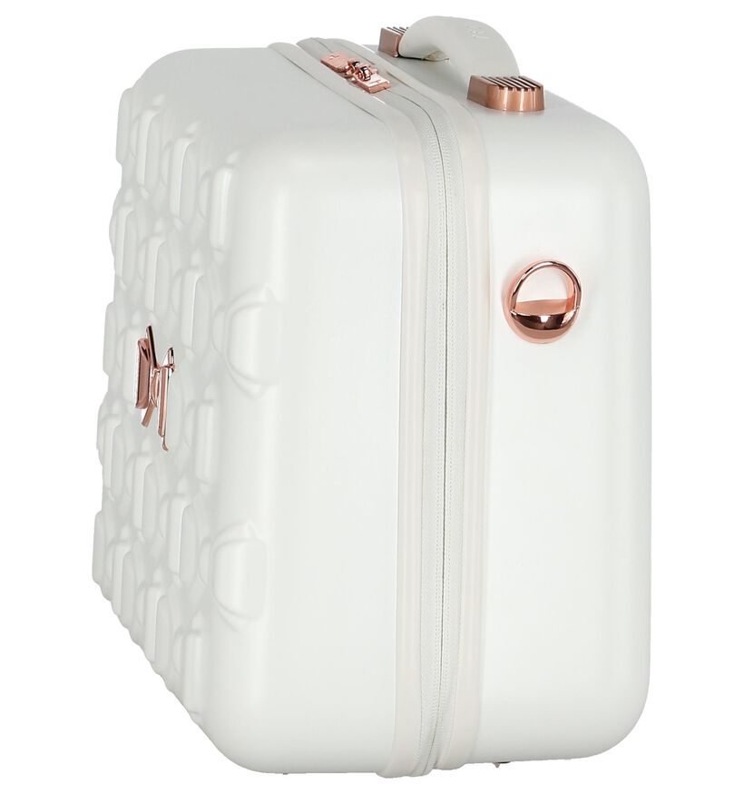 Ted Baker Beautycase Wit - bijpassende trolley apart verkrijgbaar art. 227329, Wit, pdp