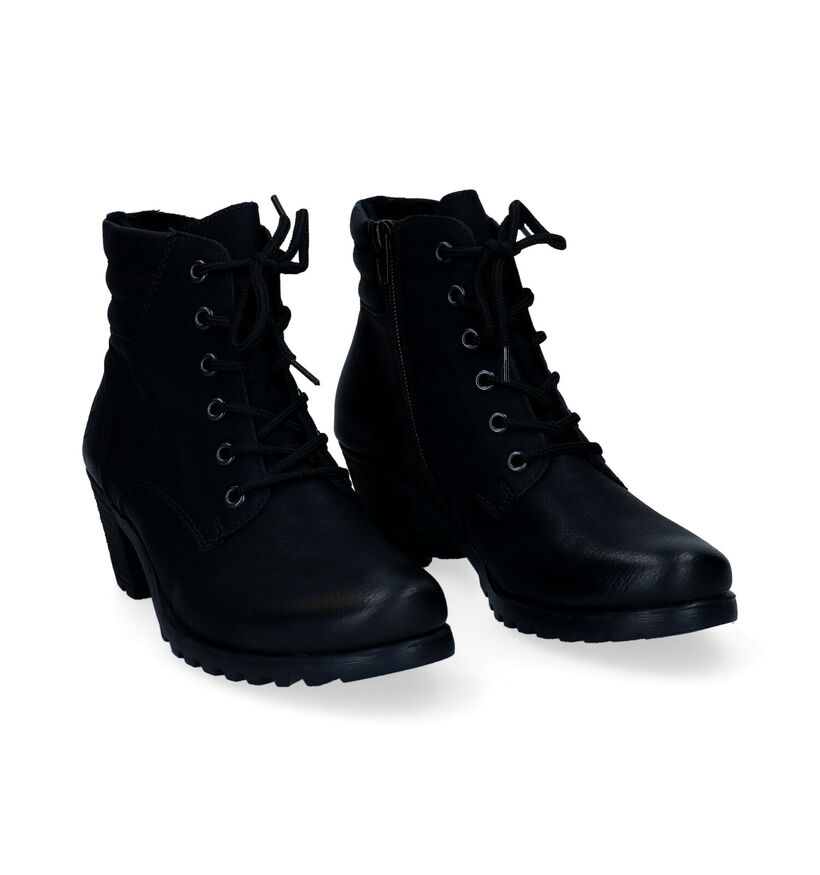 Rieker Bottines avec lacets en Noir pour femmes (328460)