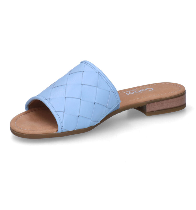 Gabor Comfort Blauwe Slippers voor dames (306160)