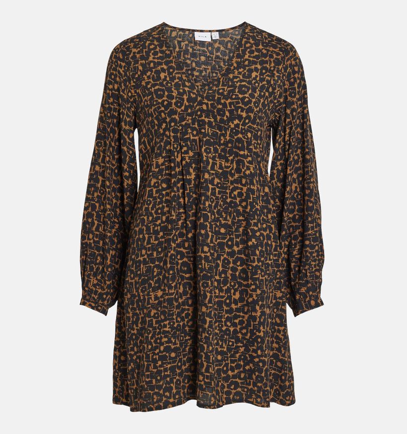 Vila Mosas Bruine Korte jurk voor dames (346105)