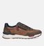 Mustang Cognac Veterschoenen voor heren (331786) - geschikt voor steunzolen