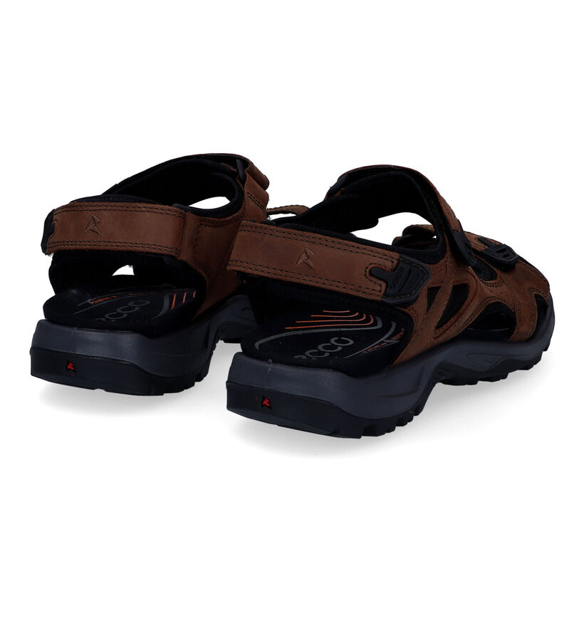 ECCO Offroad Zwarte Sandalen in nubuck (306677)