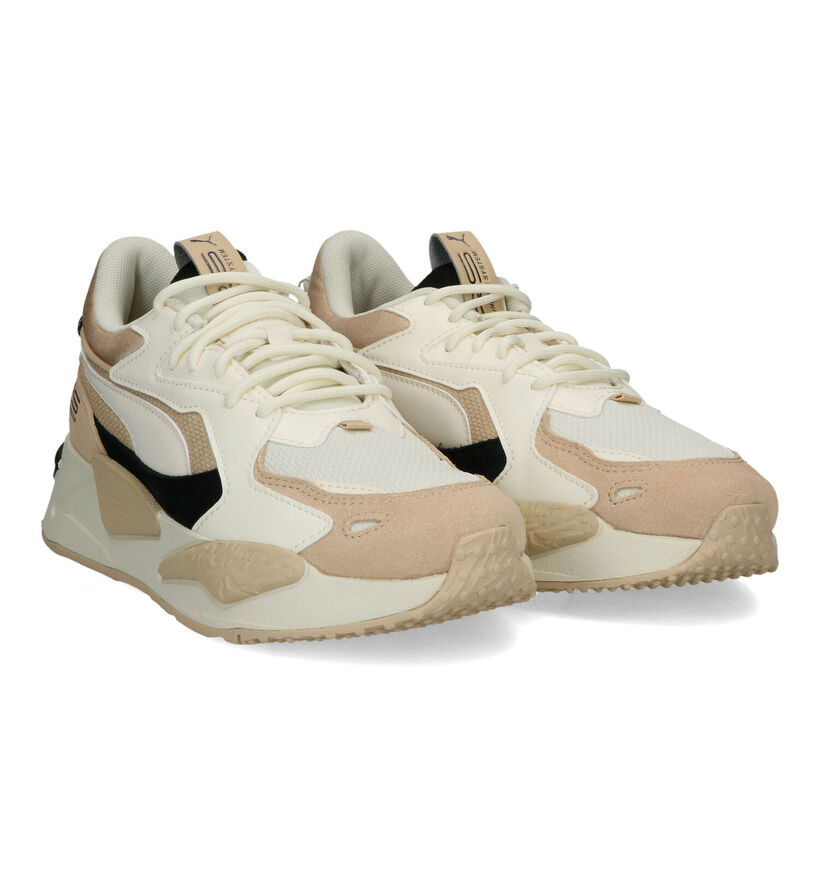 Puma Reinvent Beige Sneakers voor dames (316524) - geschikt voor steunzolen