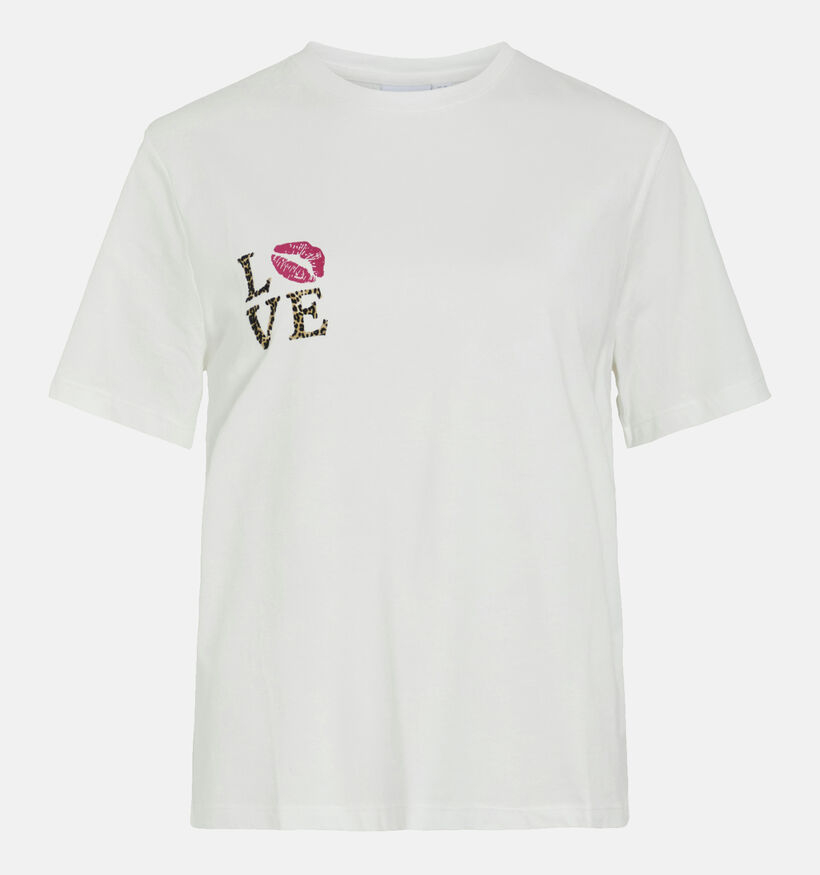 Vila Sybil Witte T-shirt voor dames (357335)