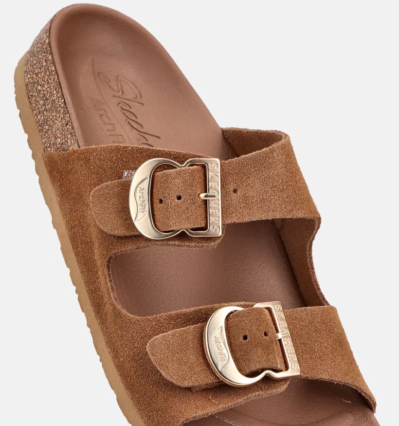 Skechers Arch Fit Granola Boho Chic Bruine Slippers voor dames (371270)