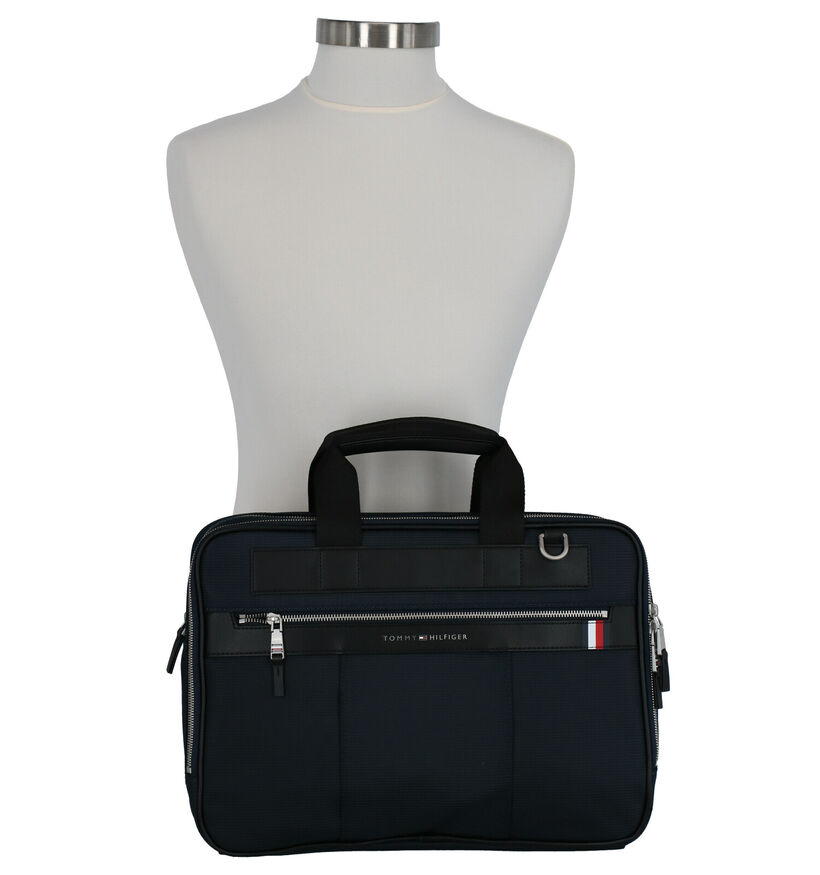 Tommy Hilfiger Elevated Nylon Sac Porfessionnel en Bleu en simili cuir (268743)