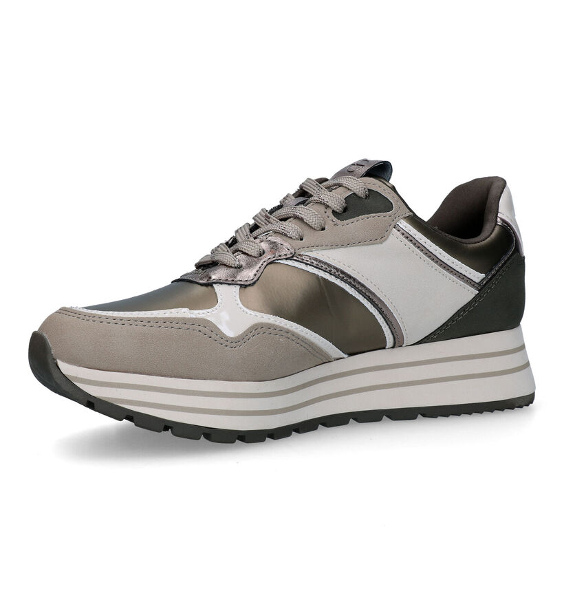 Tamaris Groene Platform sneakers voor dames (328288) - geschikt voor steunzolen