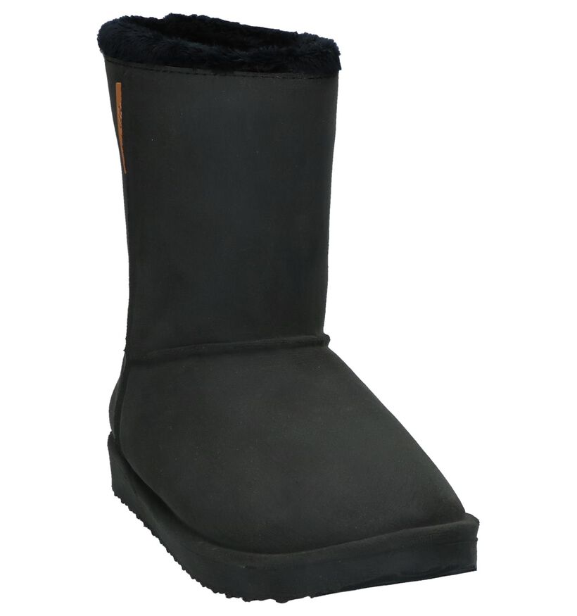 Zwarte Boots Be Only Cosy in kunstleer (224076)