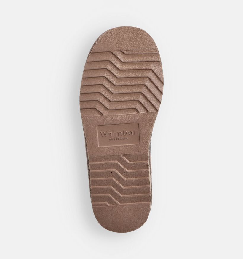 Warmbat Durack Bottines fourrées en Taupe pour femmes (362531)