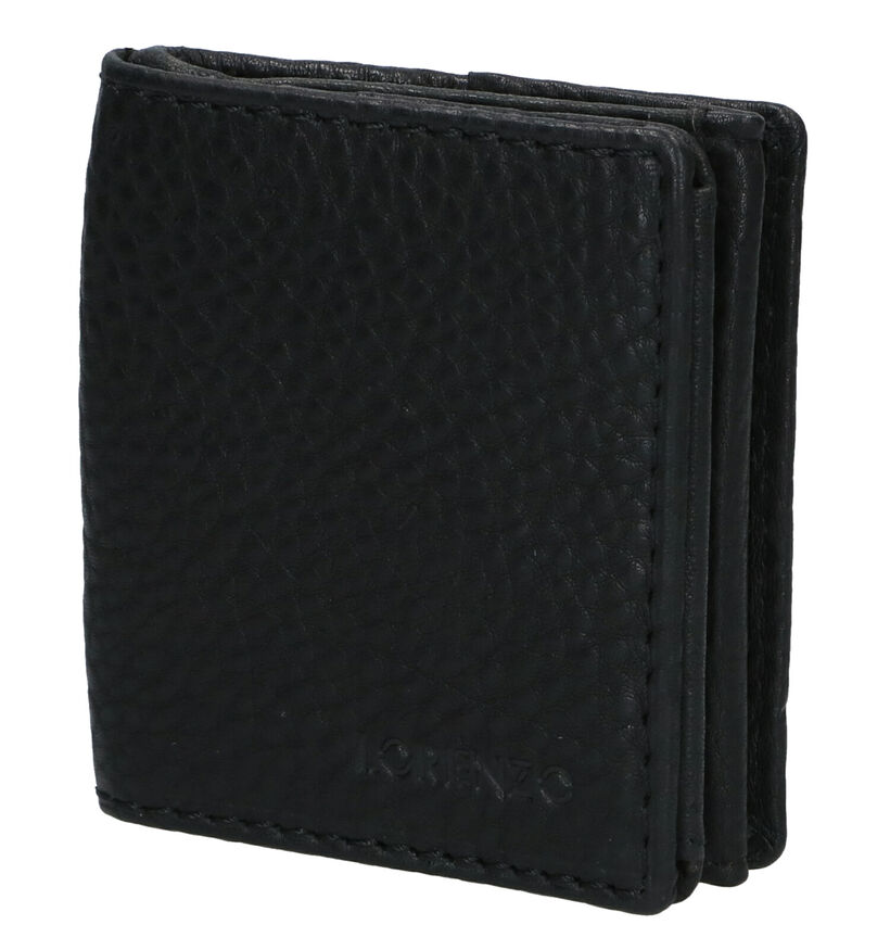 Euro-Leather Zwarte Portefeuille in leer (301201)
