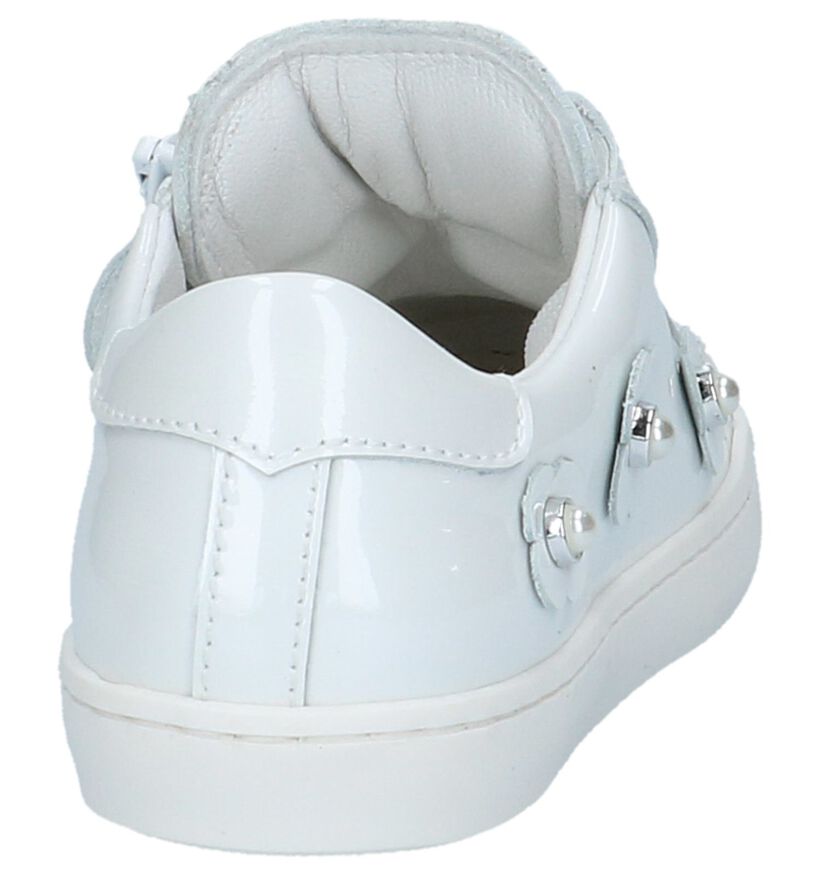Witte Laké Sneakers met Bloemen Beberlis, , pdp