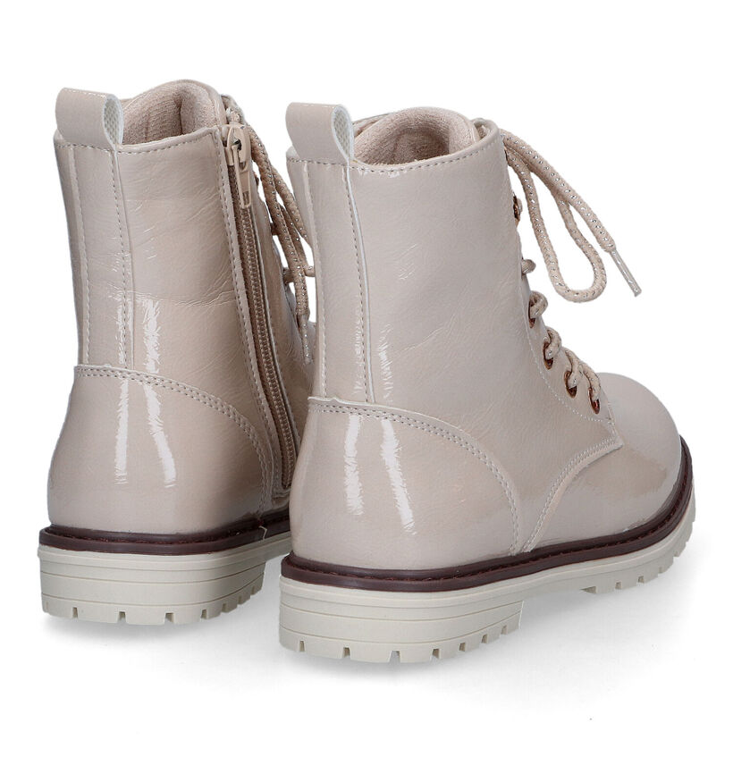 Milo & Mila Beige Veterboots voor meisjes (313588)