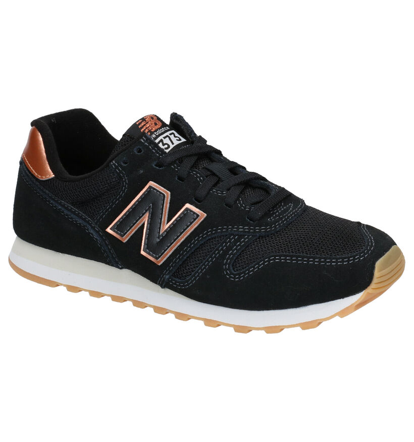 New Balance WL373 Bruine Sneakers in daim (293660)