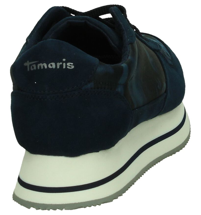 Tamaris Donker Blauwe Sneakers, , pdp