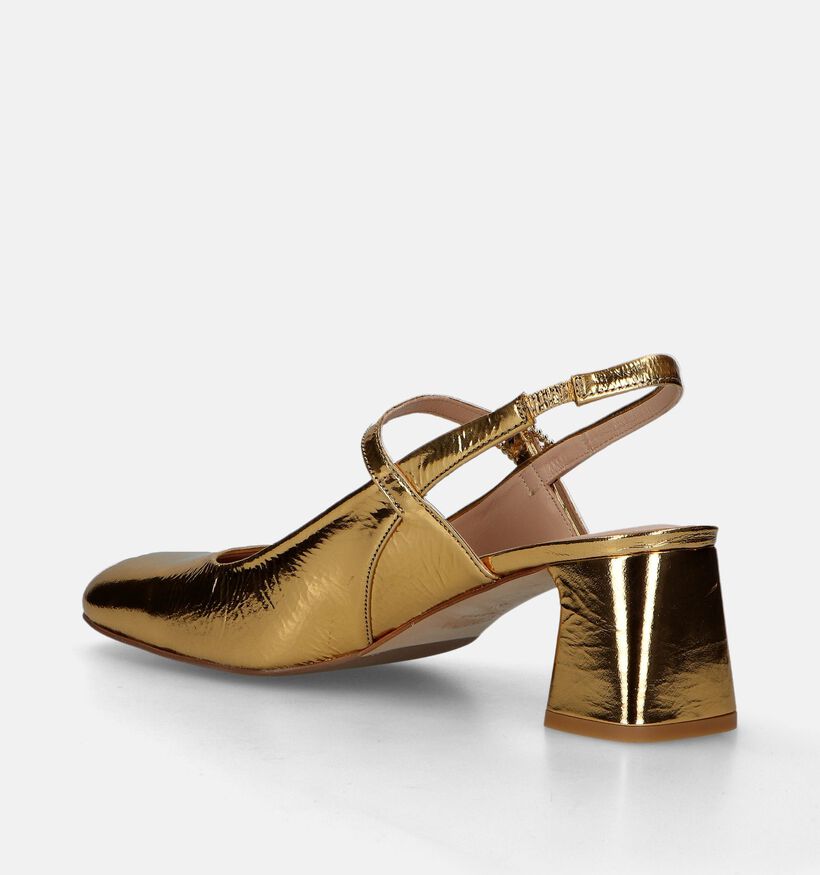 Zinda Gouden Slingback Pumps voor dames (340707)