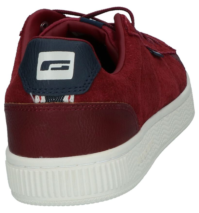 Bordeaux Casual Schoenen Jack & Jones Olly Nubuck in daim (240962)