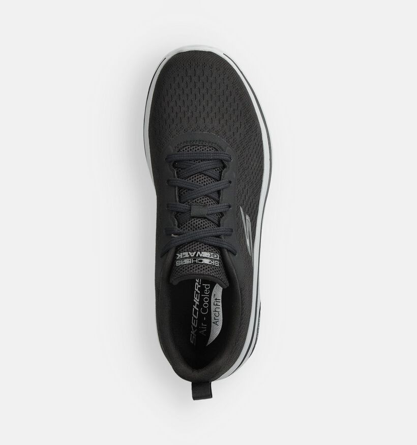 Skechers Go Walk Arch Fit Zwarte Sneakers voor heren (360866) - geschikt voor steunzolen