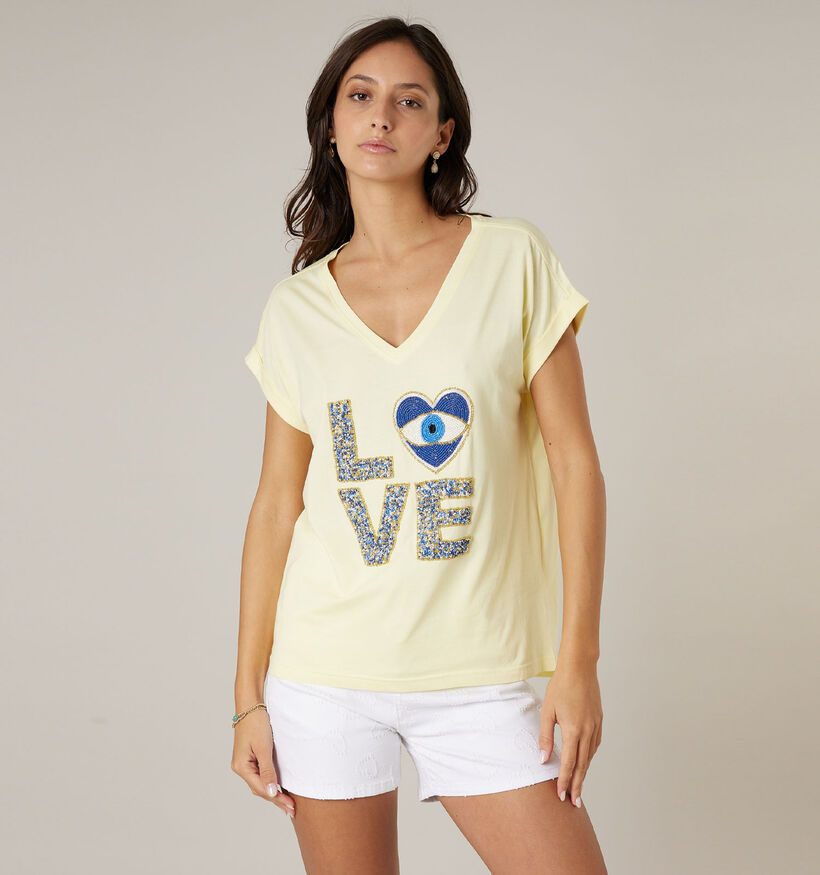 Deeluxe Original Mykolove Lichtgele T-shirt voor dames (369757)