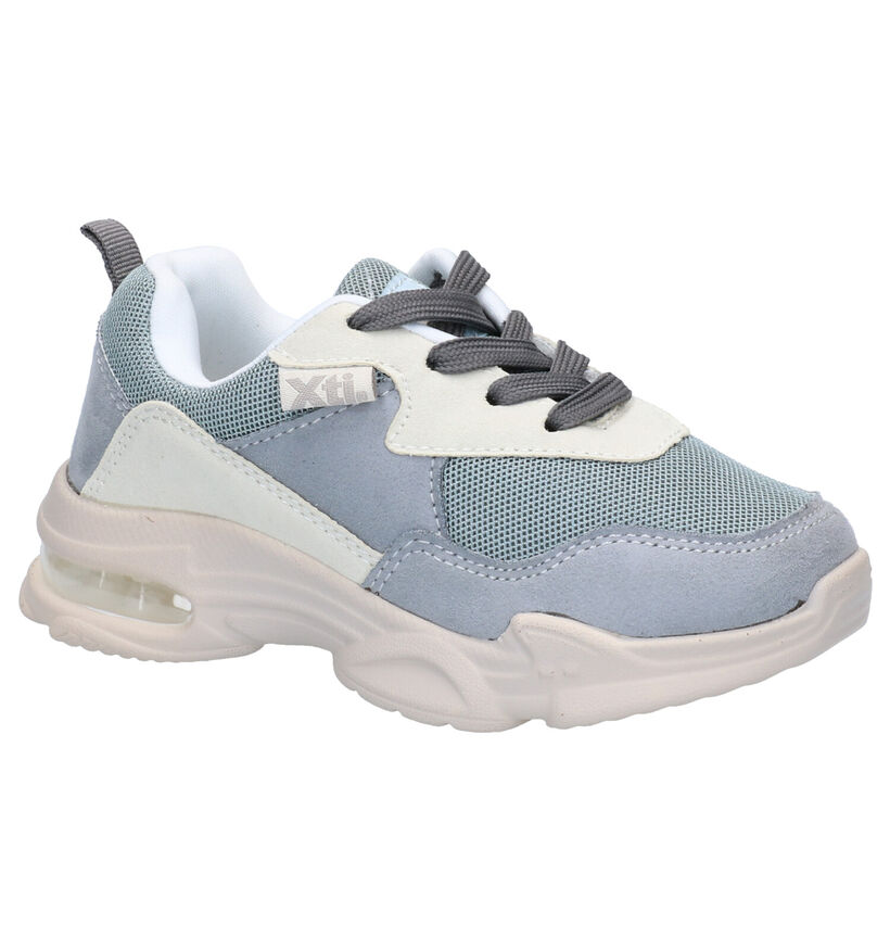 Xti Kids Blauwe Sneakers in stof (281202)