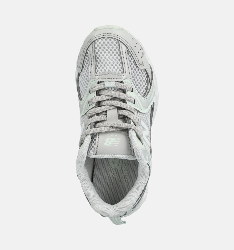 New Balance 530 Witte/Lichtgroene Sneakers voor meisjes (375197) - geschikt voor steunzolen