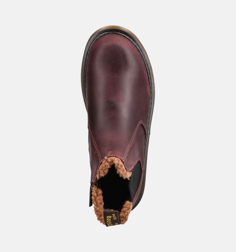 Dr. Martens 2976 Leonore Waterproof Bruine Chelsea Boots voor jongens, meisjes (376032)