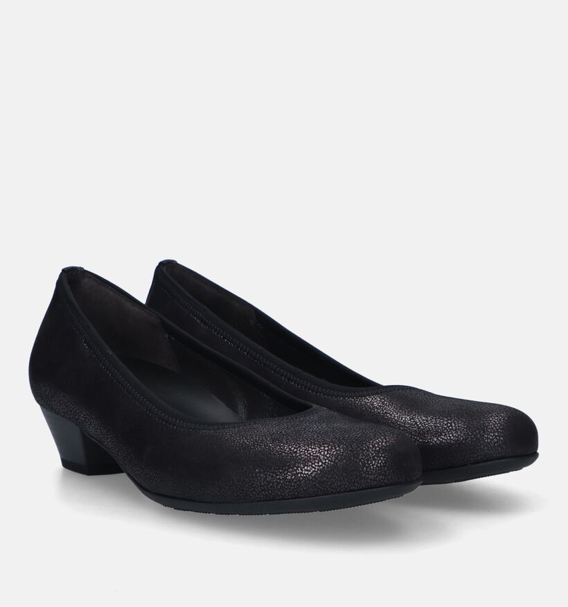 Gabor OptiFit Grijze Pumps met lage hak voor dames (331177) - geschikt voor steunzolen