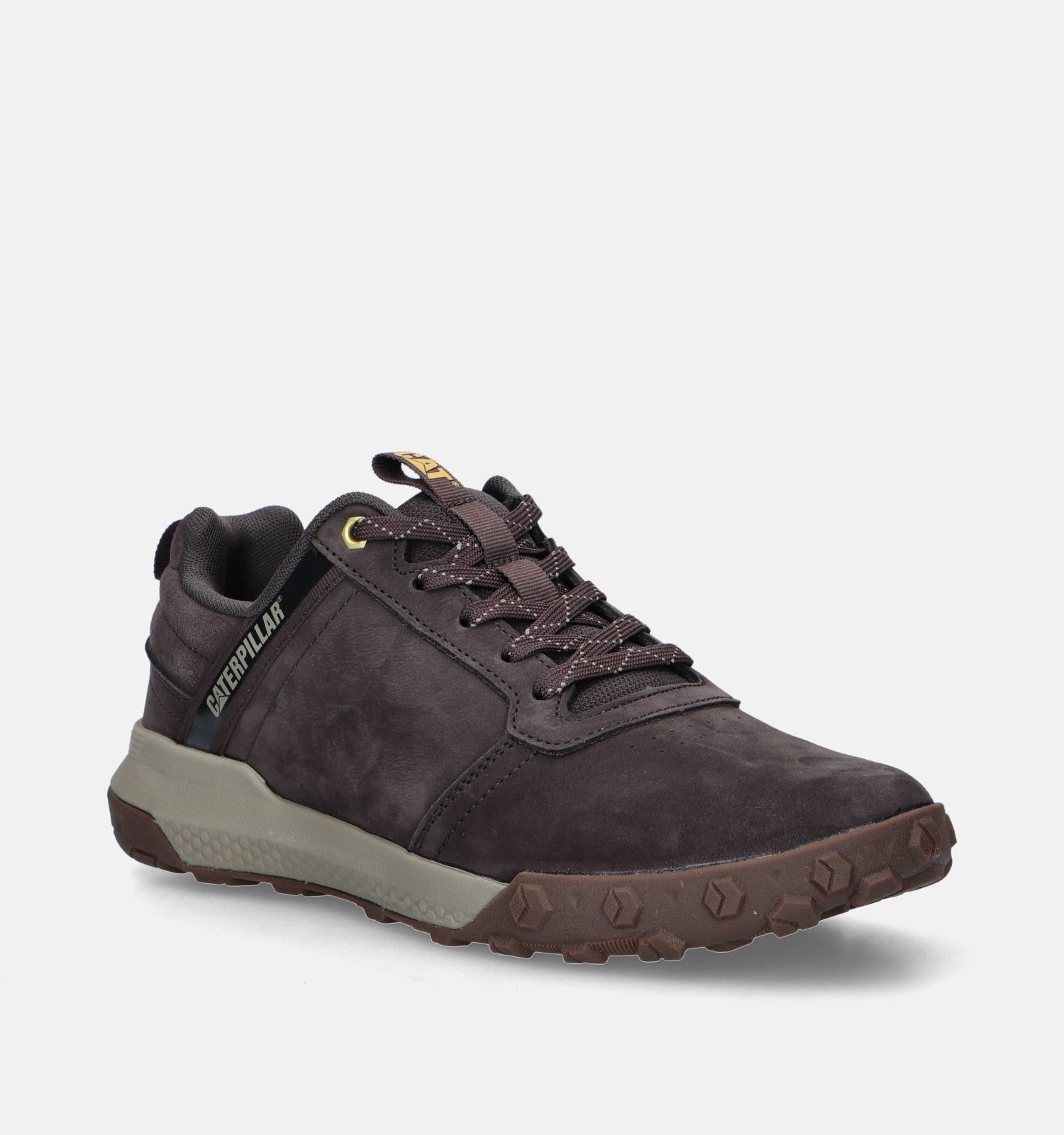 Caterpillar Hex Ready Lo Bruine Veterschoenen Heren Lage schoenen Online op TORFS.BE