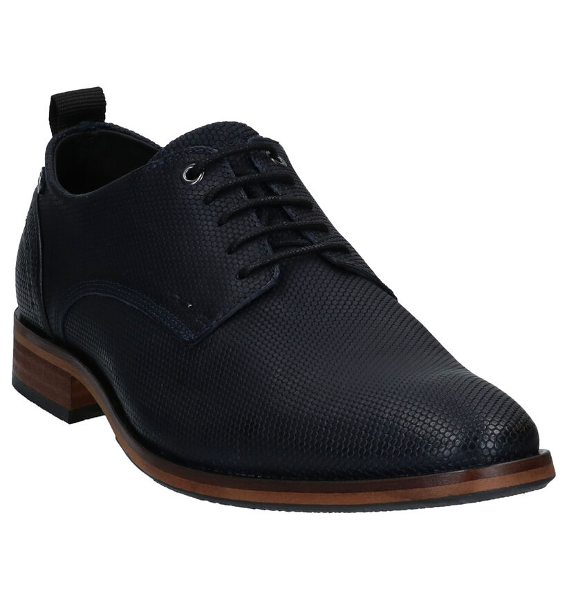 Bullboxer Chaussures classiques en Bleu foncé en cuir (281828)