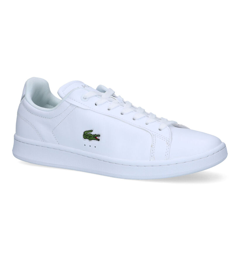 Lacoste Carnaby Pro BL Baskets en Blanc pour hommes (322379) - pour semelles orthopédiques