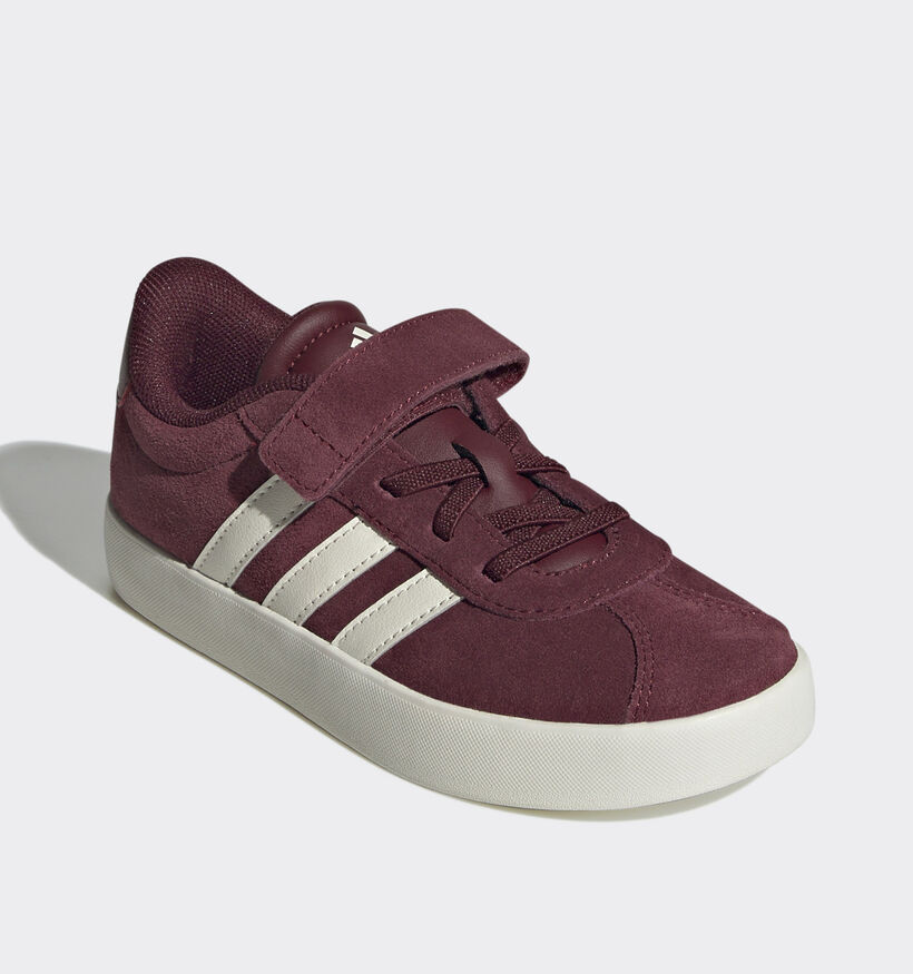adidas Court 3.0 Bordeaux Sneakers voor meisjes (348981)