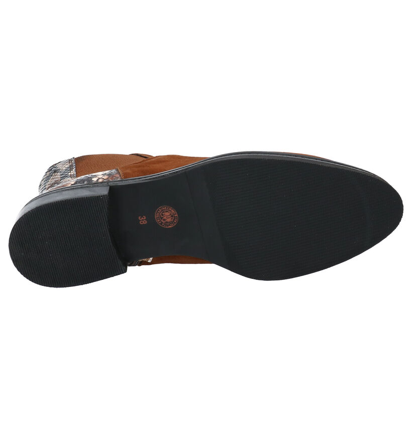 Sergio Turri Bottines plates en Marron en nubuck (262611)