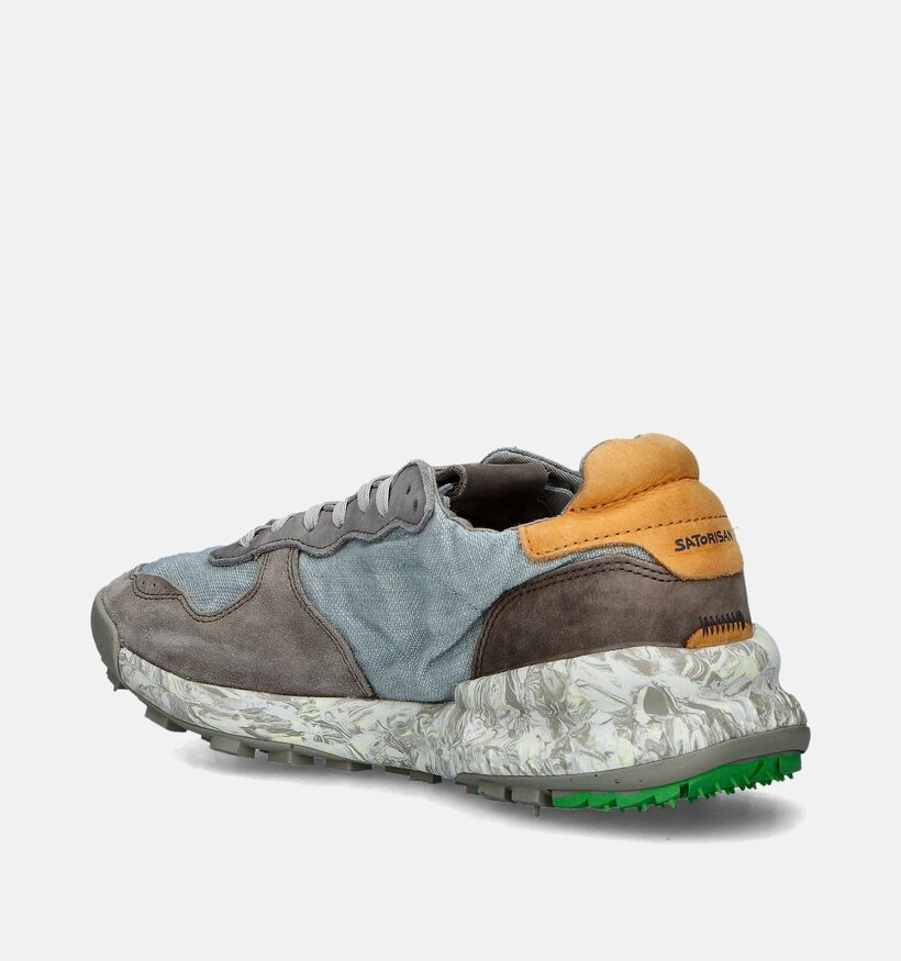 Satorisan Charona Linen Chaussuresà lacets en Gris pour hommes (356725) - pour semelles orthopédiques