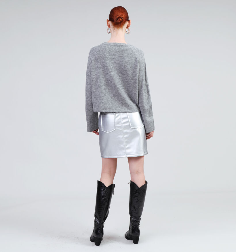Vero Moda Jupiter Pull tricoté en Gris pour femmes (346143)