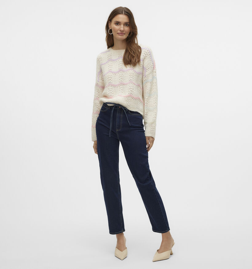 Vero Moda Hatty Witte Gebreide trui voor dames (352321)