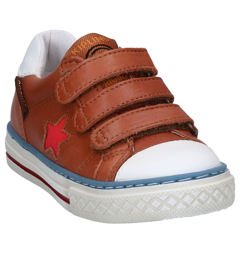 Kipling Evans Cognac Velcroschoenen in leer (289367)